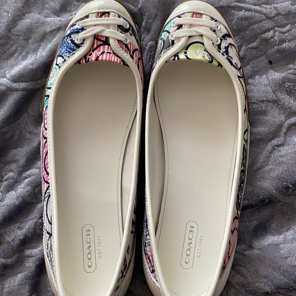 Coach Slip On Ballet Flats